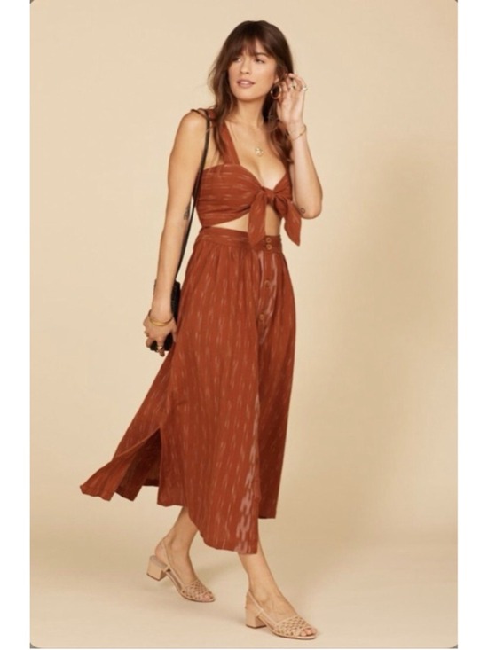 Free People Dresses & Skirts - Free People Caldasi Midi Dress Size L